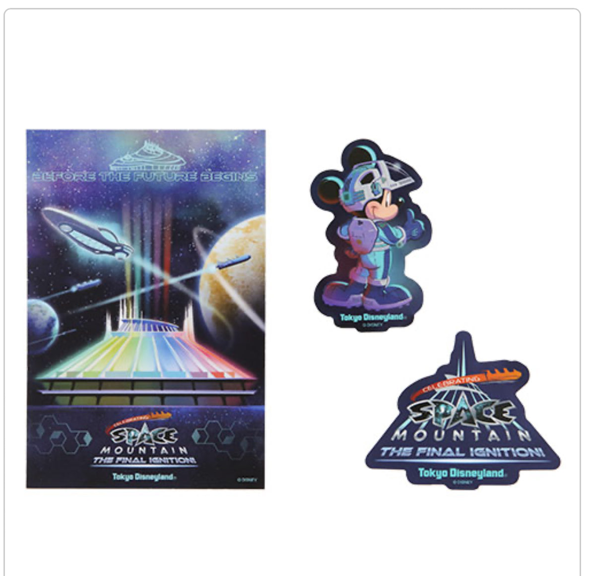 Tokyo Disney space mountain merchandise release date 4/8