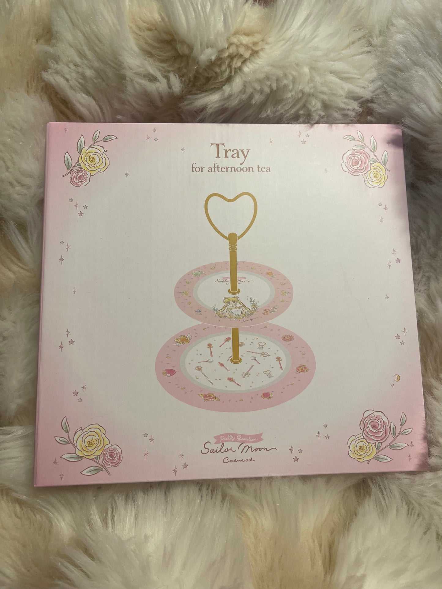 Sailor moon 2 tier tea tray