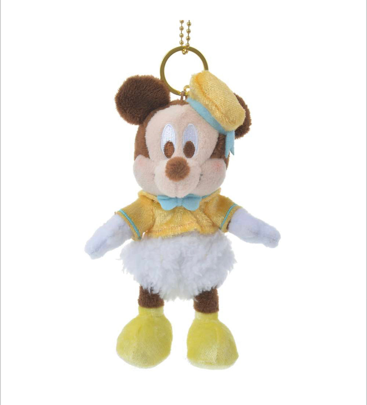 Disney store Japan Donald celebration keychain badge
