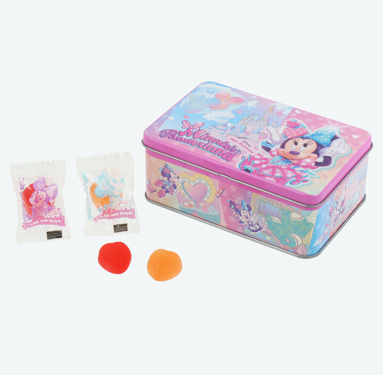 Tokyo Disneyland Minnie candy tin set