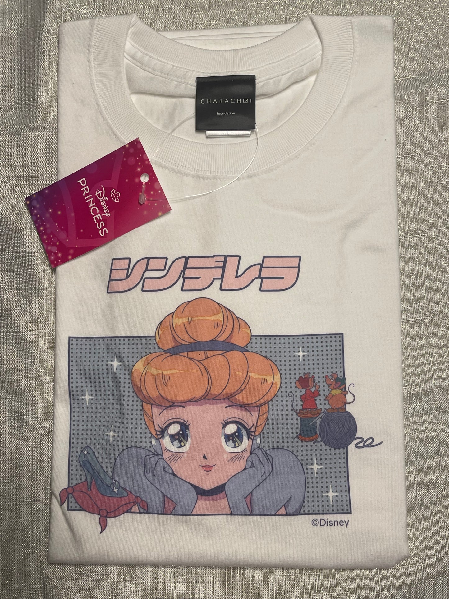 Disney Charachoi anime princess tshirt L