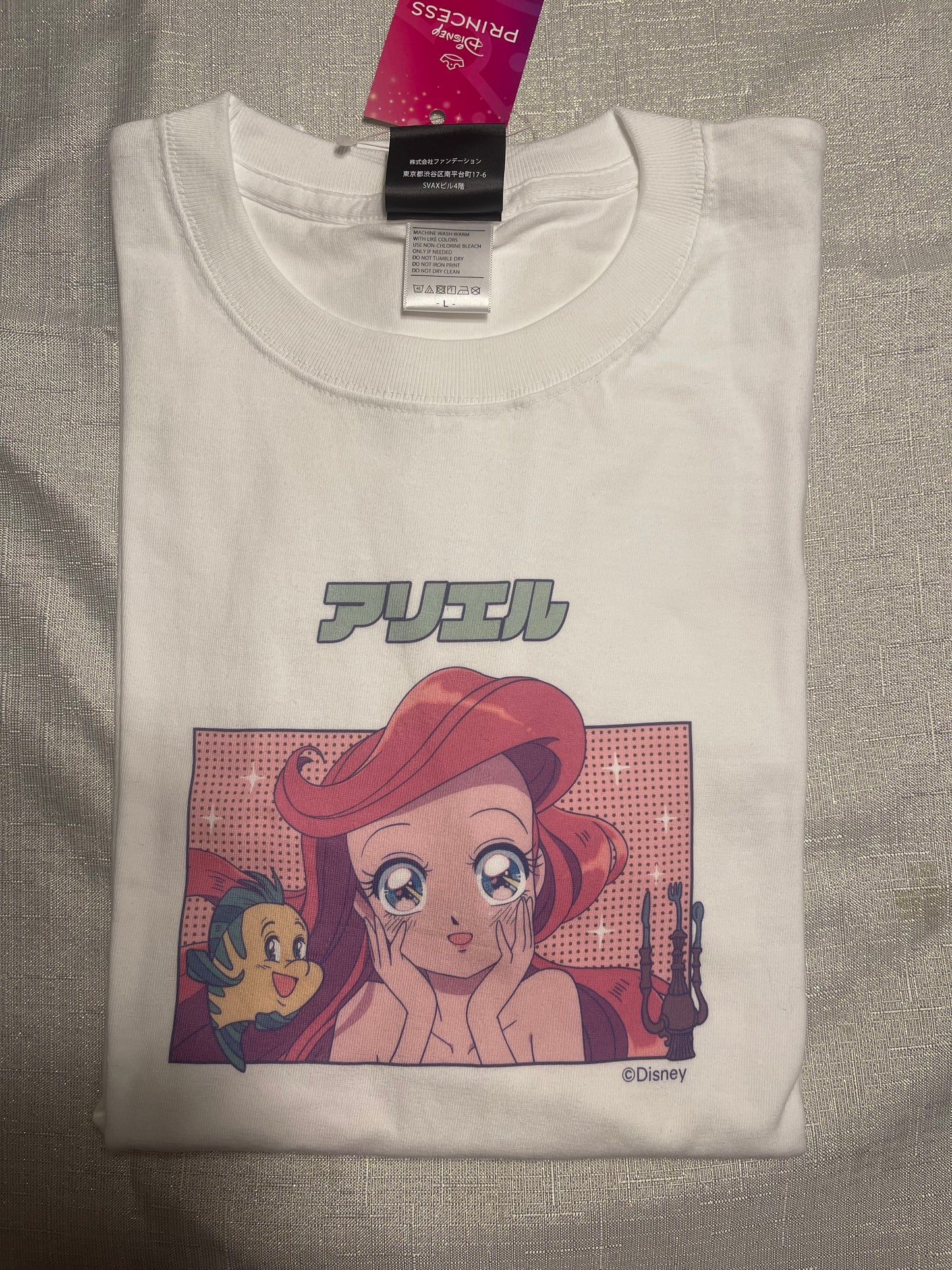 Disney Charachoi anime princess tshirt L