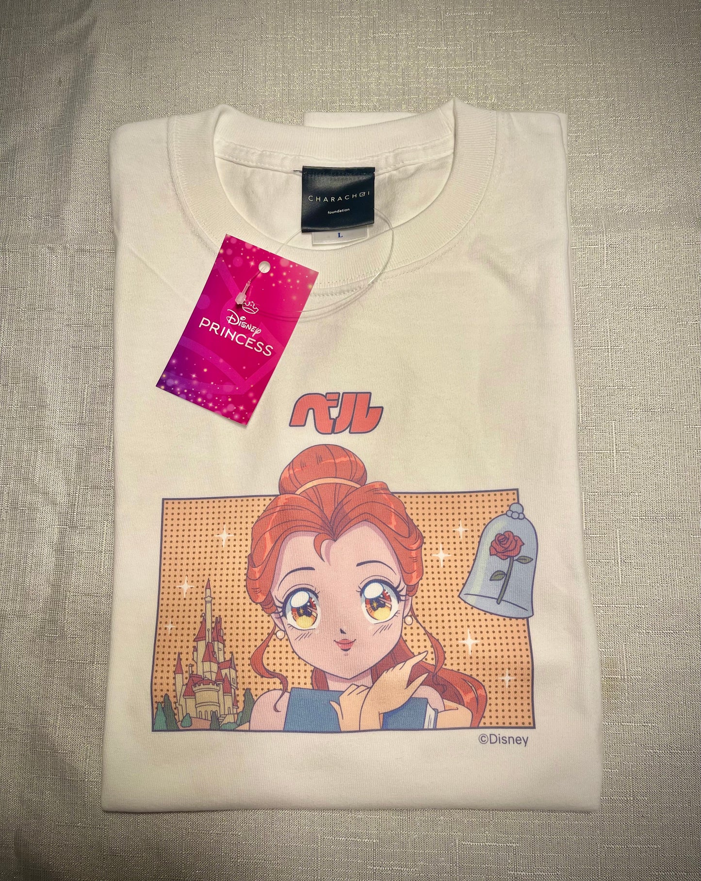 Disney Charachoi anime princess tshirt L