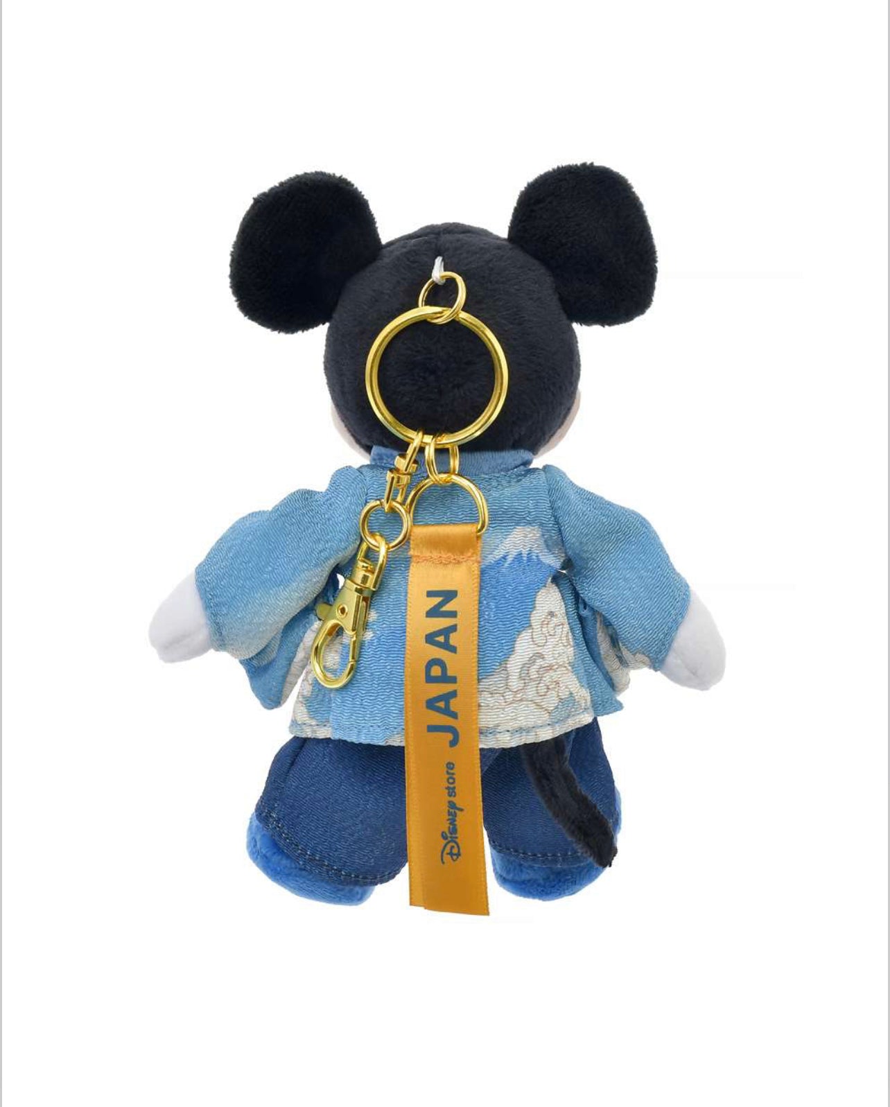 Disney store New Year celebration Mickey and Minnie keychain plush