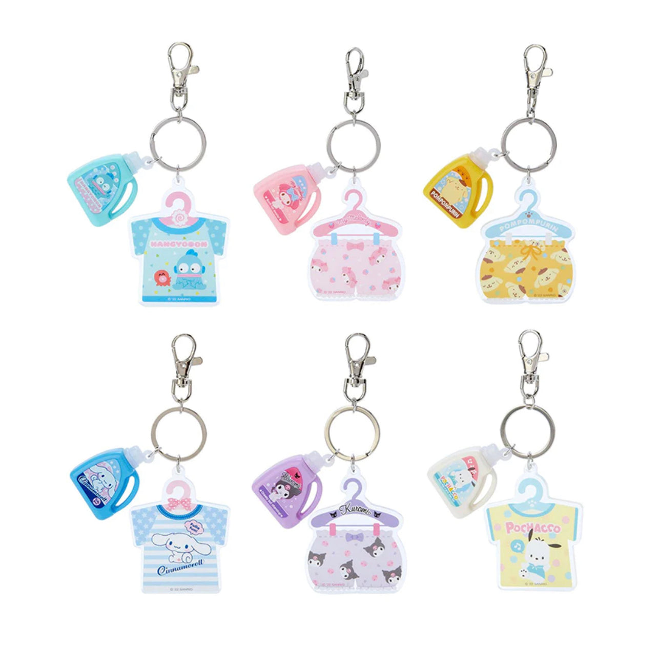 Sanrio Laundry Day Keychain