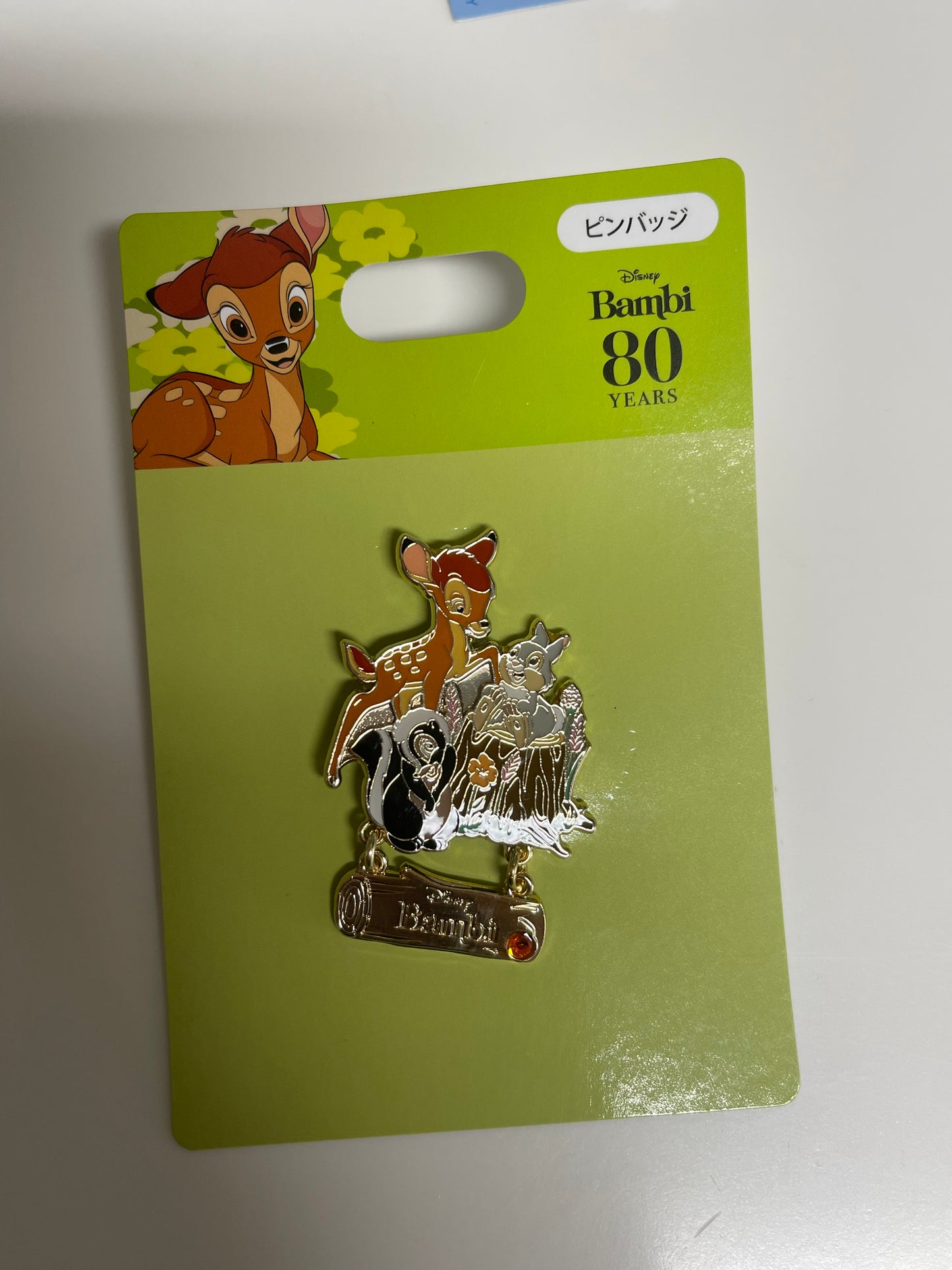  Disney store Japan Bambi 80th anniversary pin