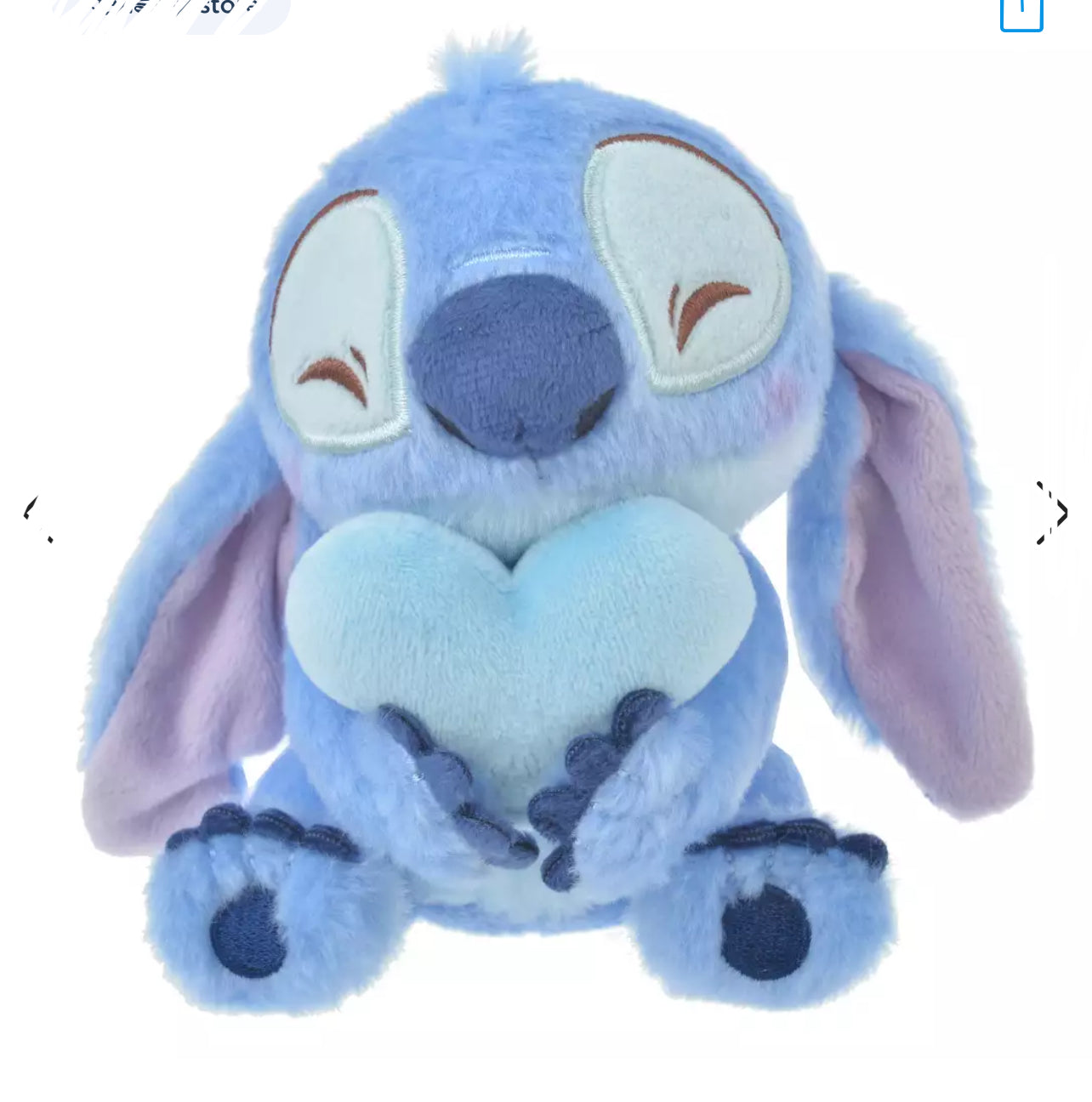 Disney store Japan heart plush