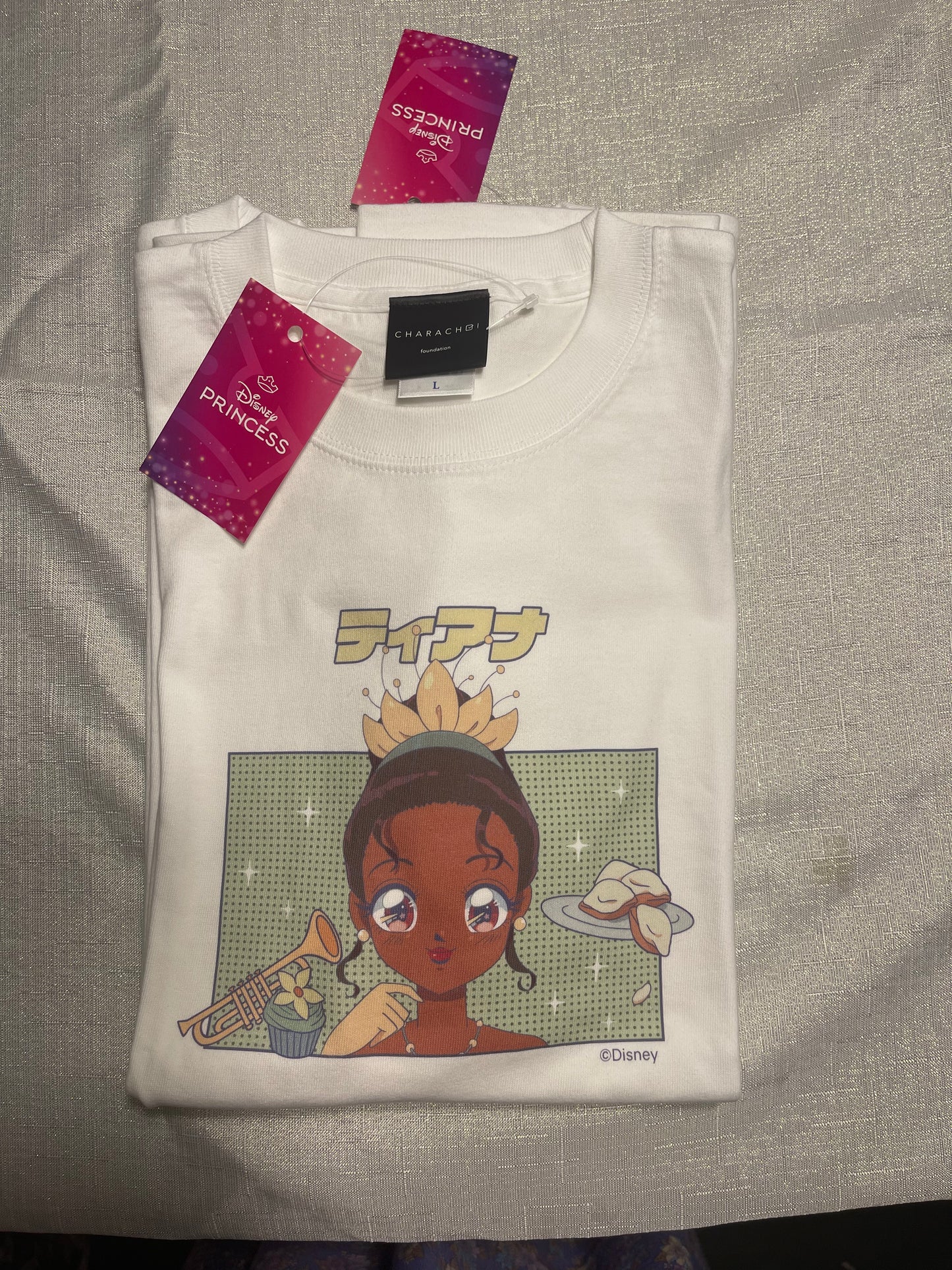 Disney Charachoi anime princess tshirt L