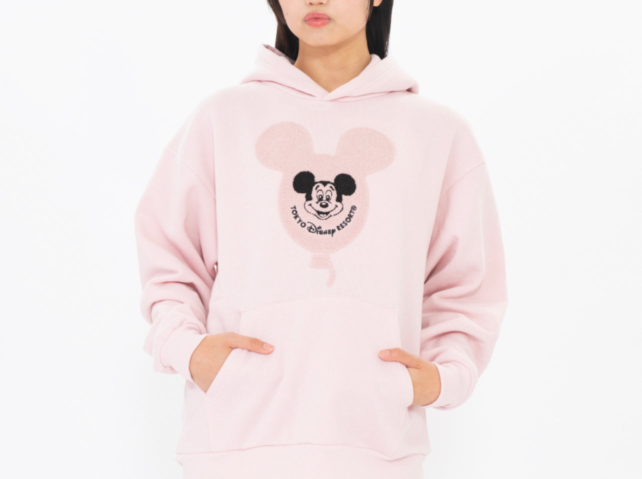 Tokyo Disney pink balloon hoodie size L