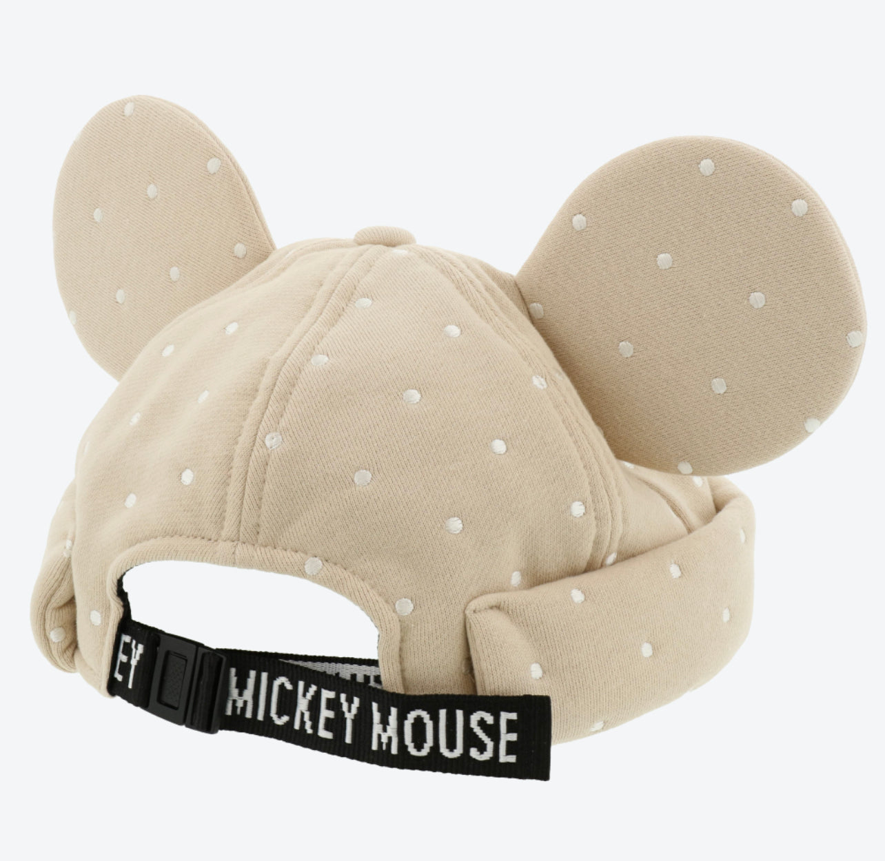 Tokyo Disney tan polkadot beanie hat