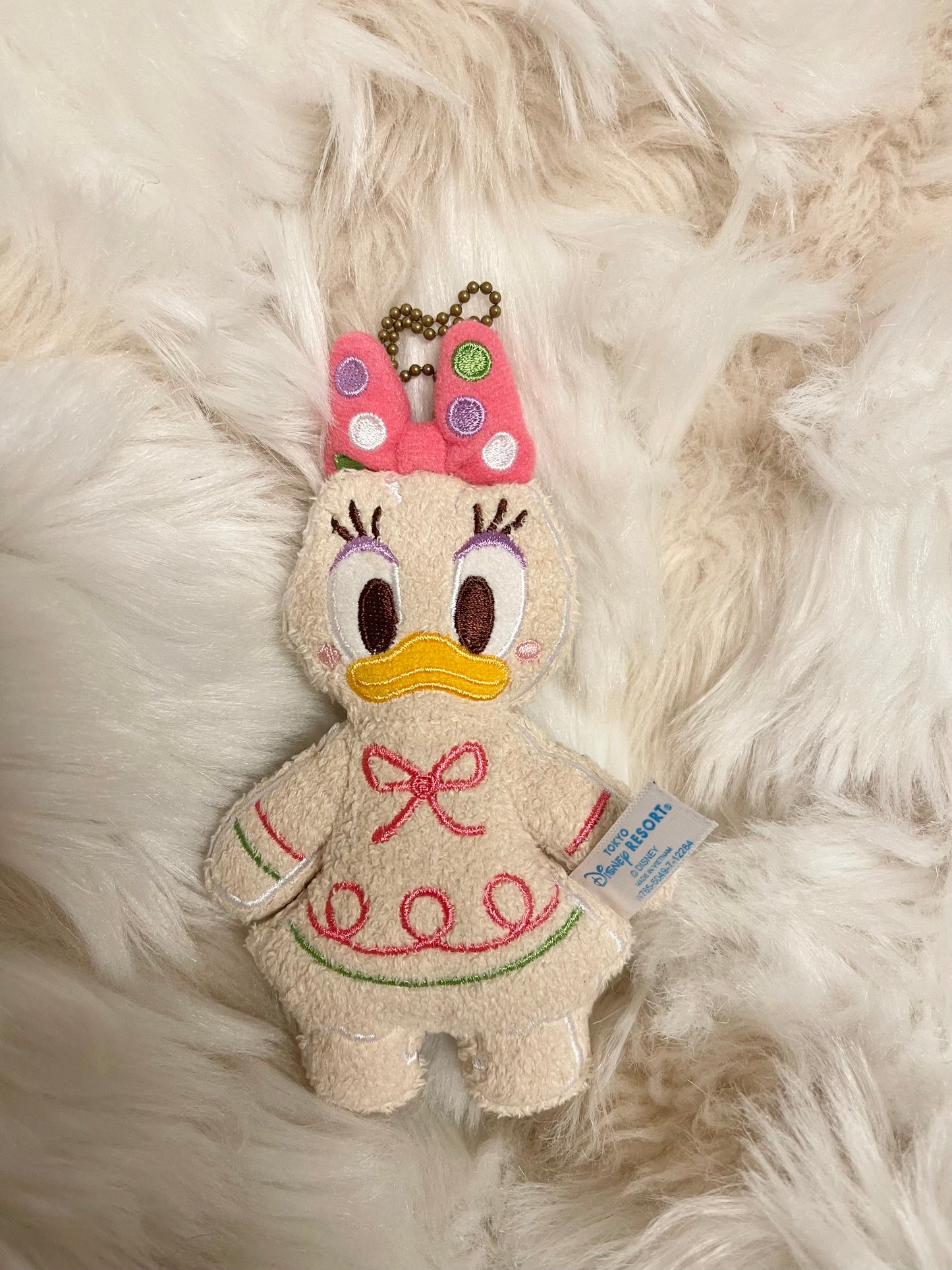 Tokyo Disney Christmas gingerbread keychain plush