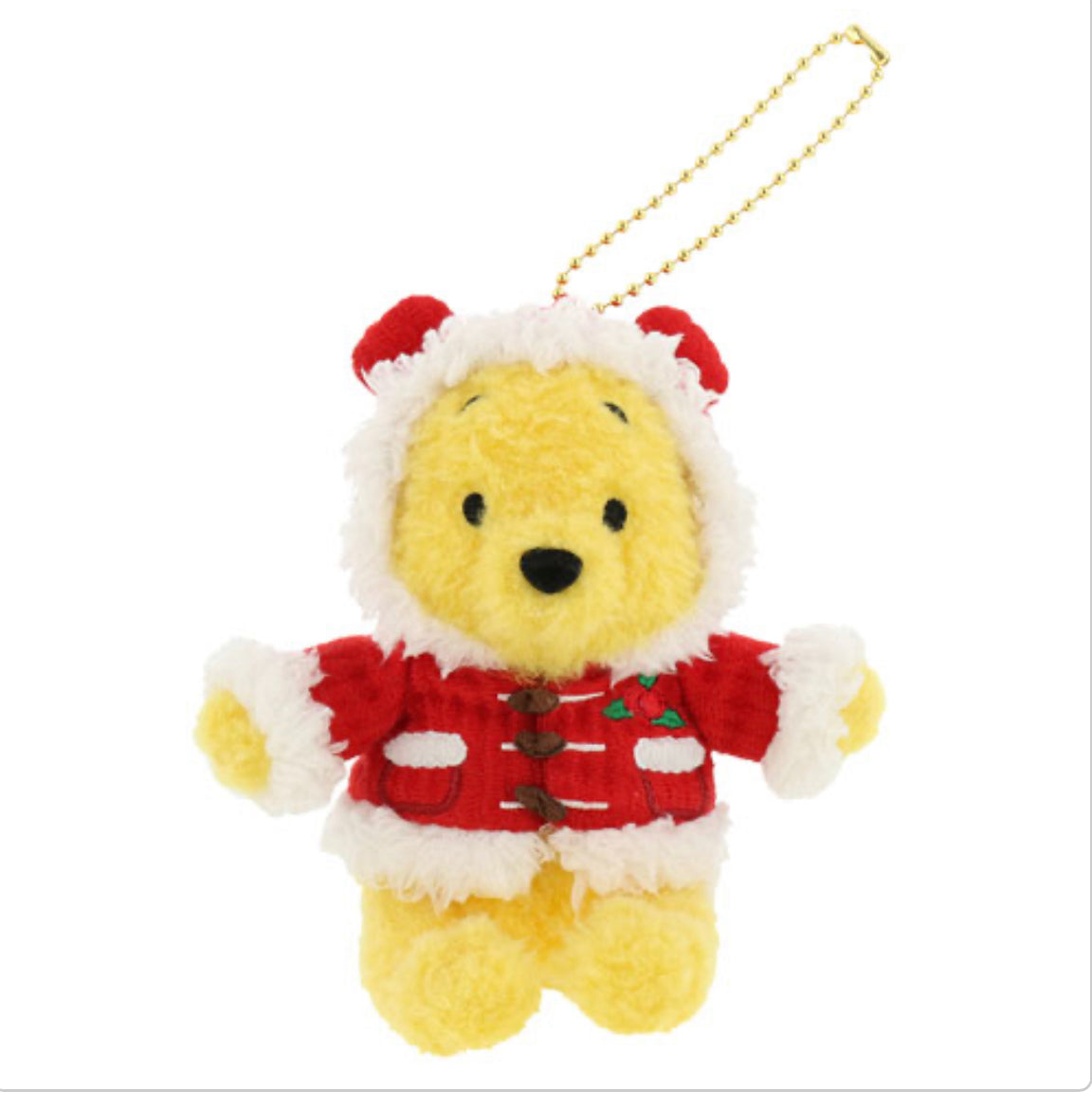Tokyo Disney Winnie the Pooh Christmas keychain