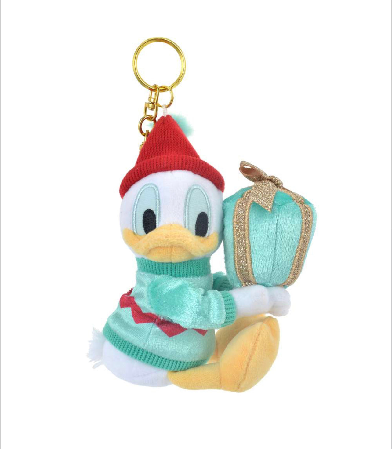 Disney store Japan Donald Duck Christmas keychain