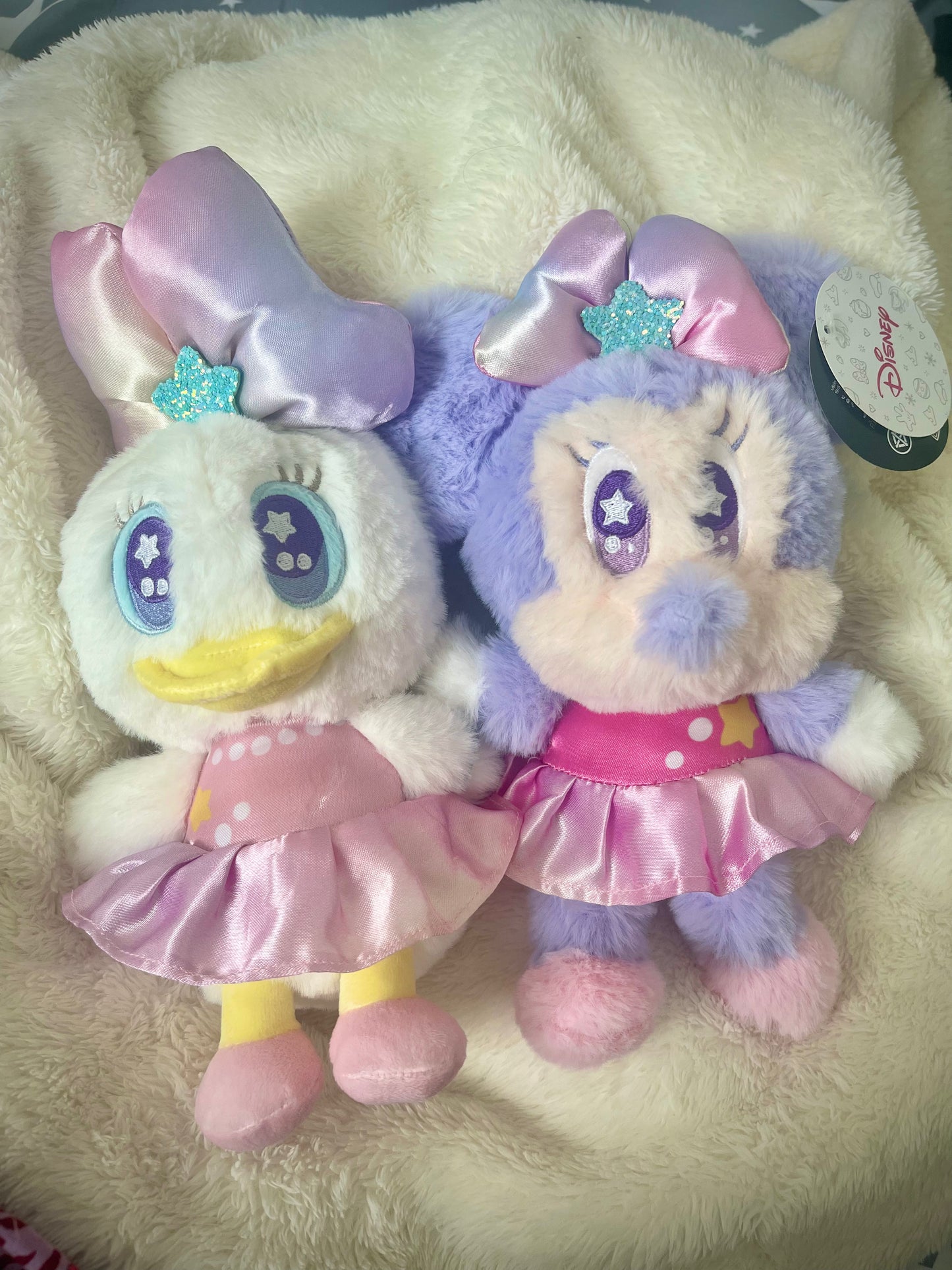 Dreamy starry eye Minnie or Daisy plush