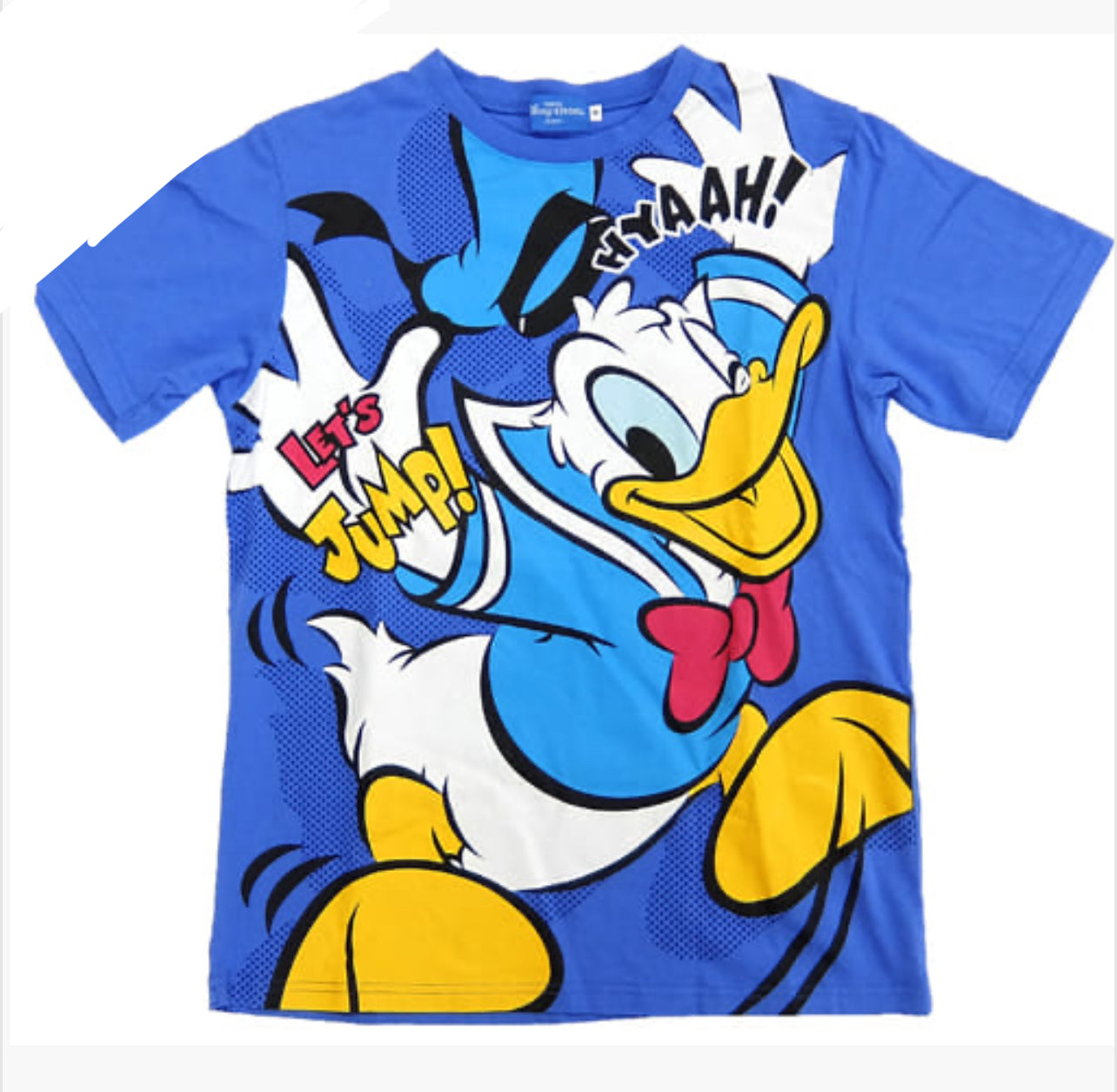 Tokyo Disney Donald Duck jump tshirt size M