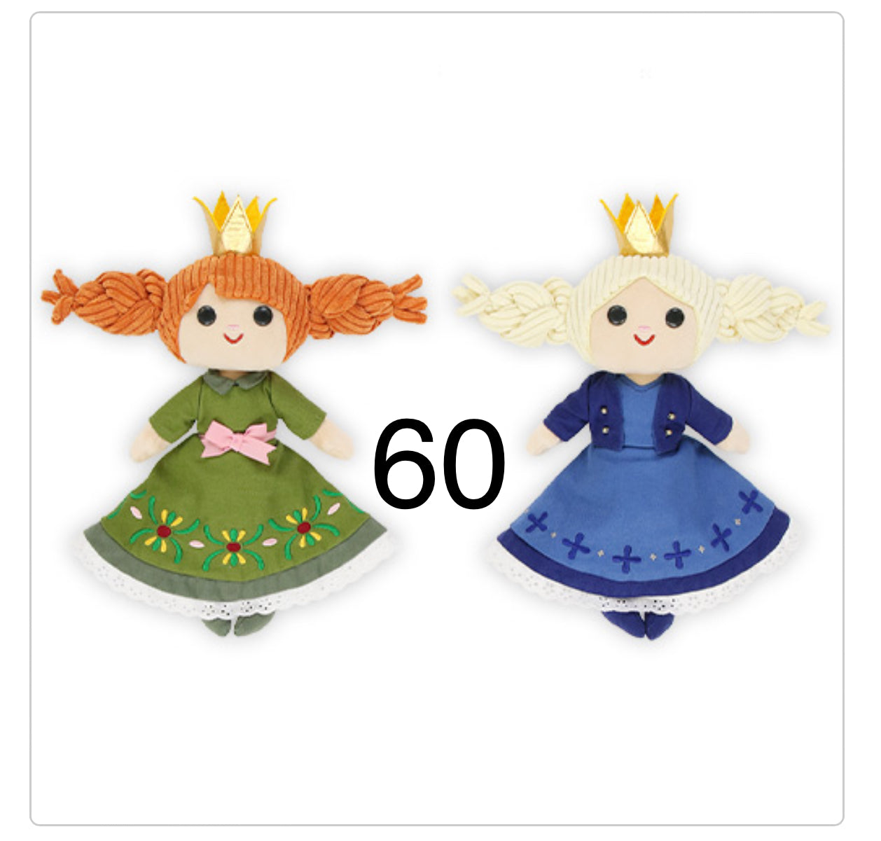 Tokyo Disney sea fantasy springs frozen Anna and Elsa plush