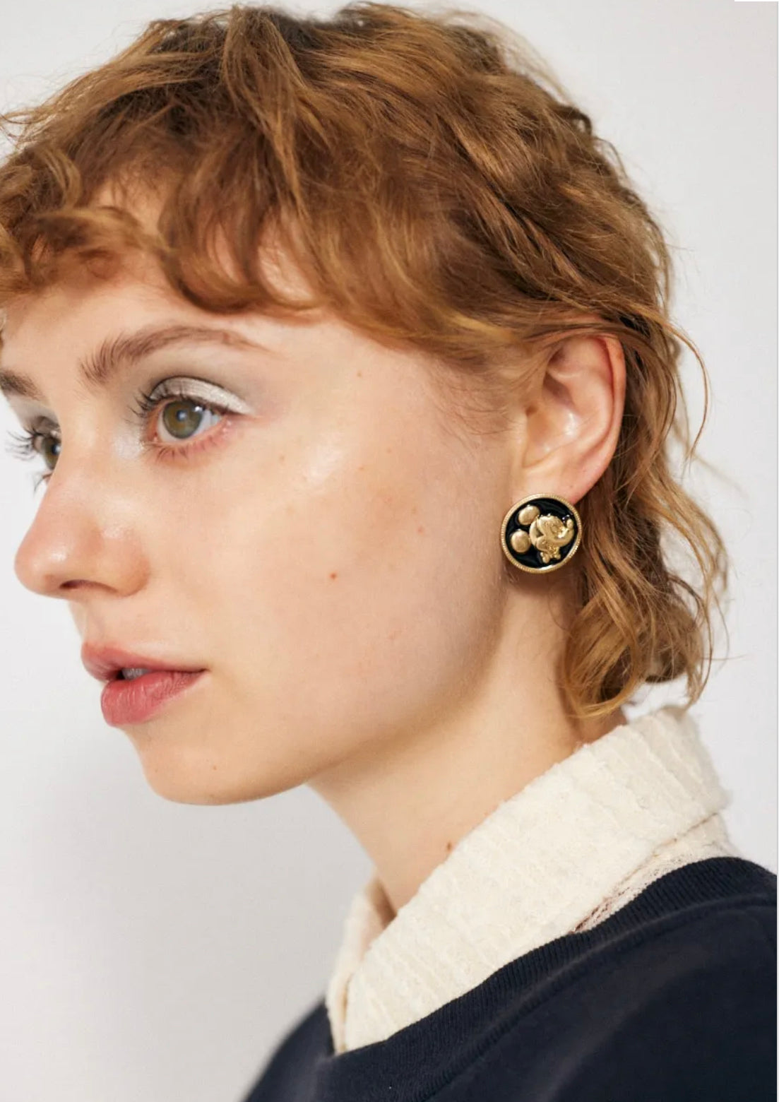 Moussy Mickey earrings