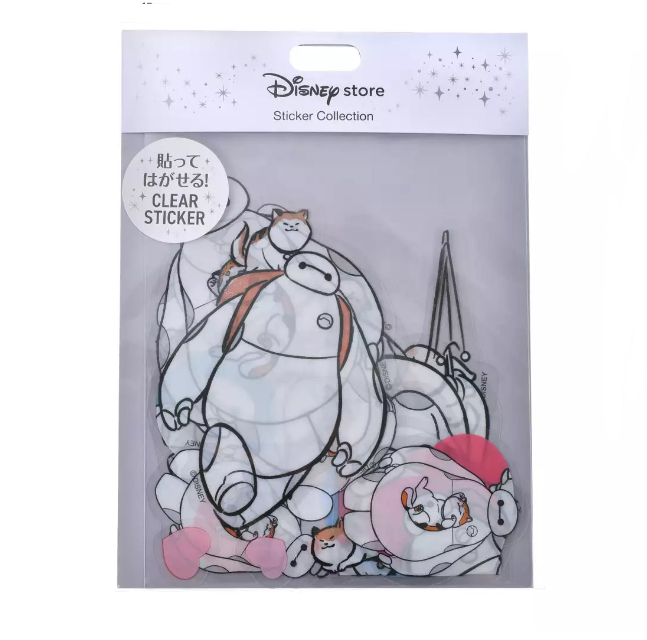 Disney store Baymax sticker collection