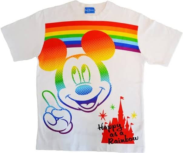 Tokyo Disney happy as a rainbow t-shirt