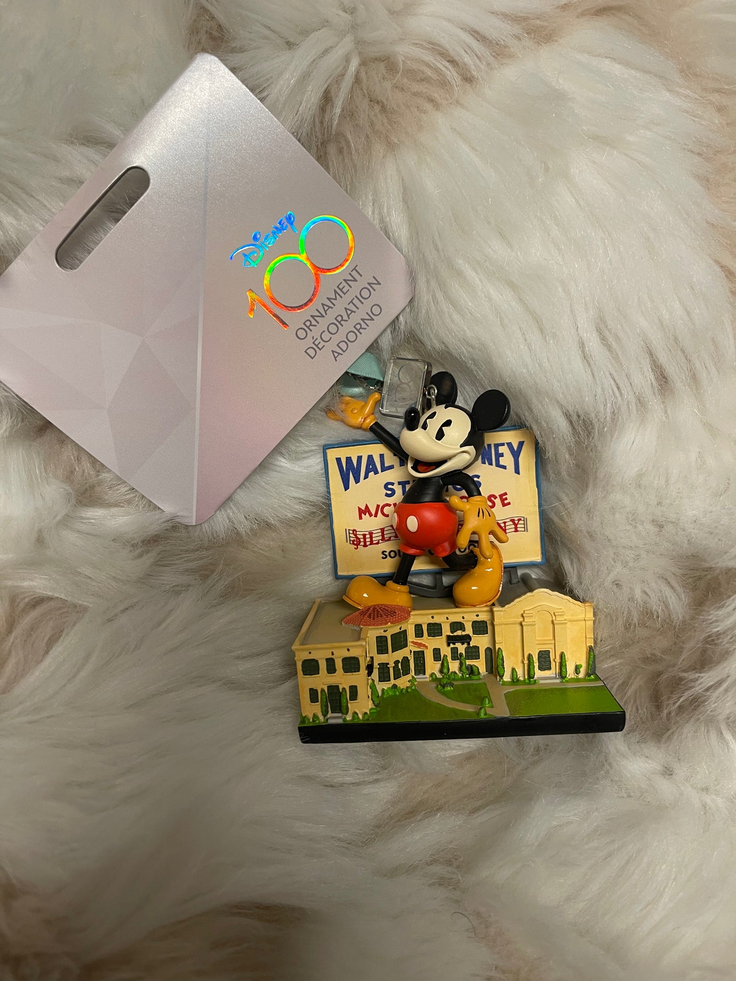 Disney store 100th anniversary Christmas ornament