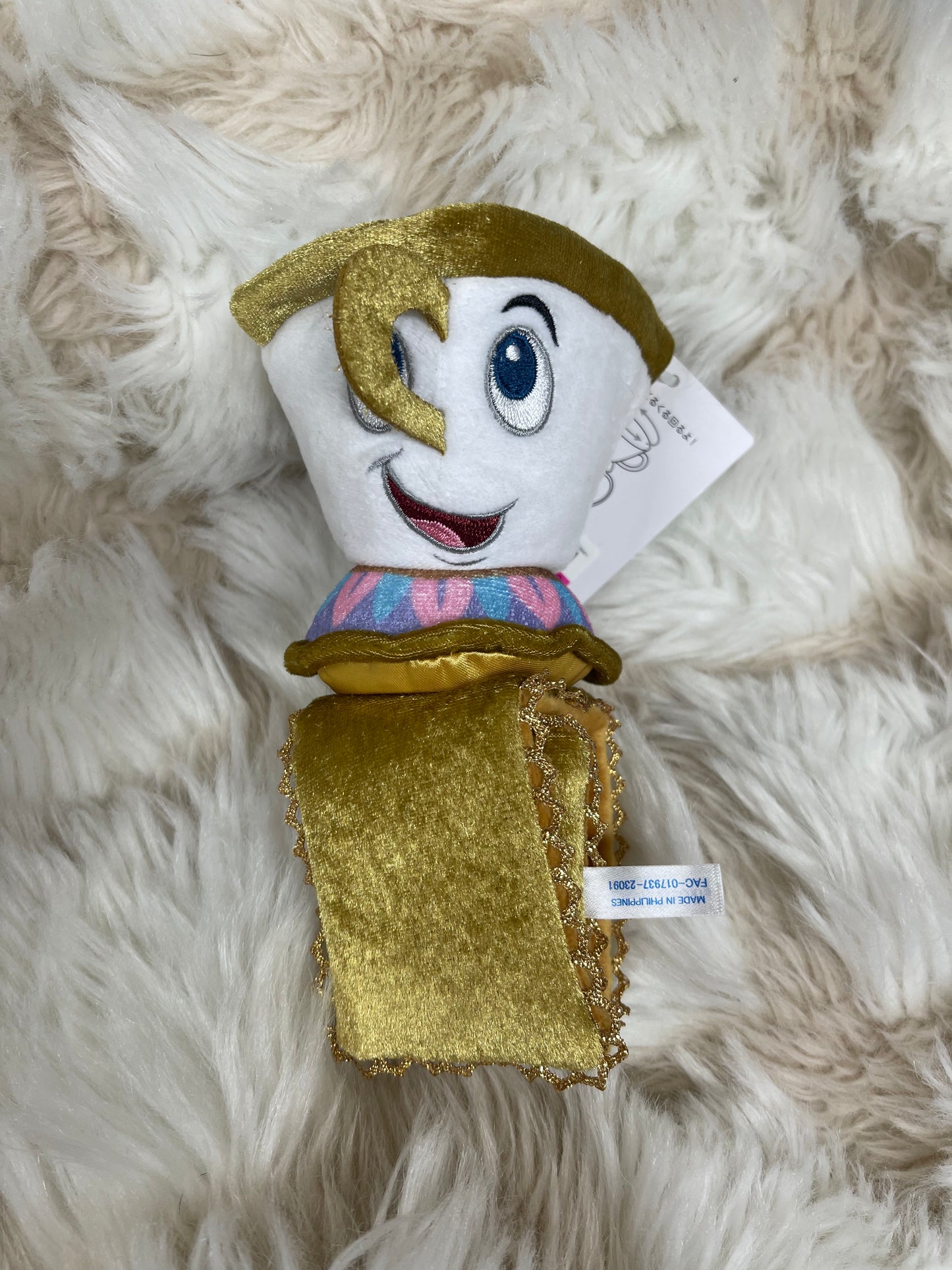 Tokyo Disney beauty and the beast chip wristlet strap