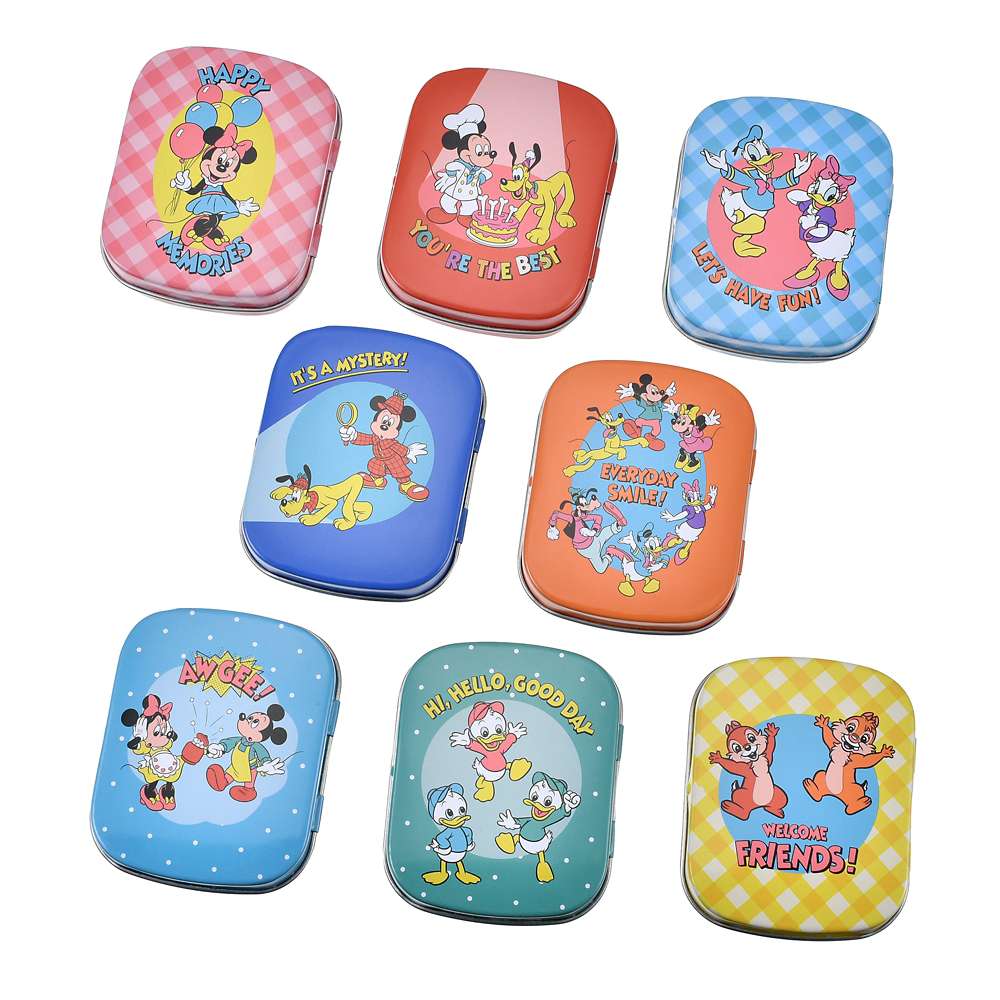 Disney store Japan mystery memo paper sticky tin
