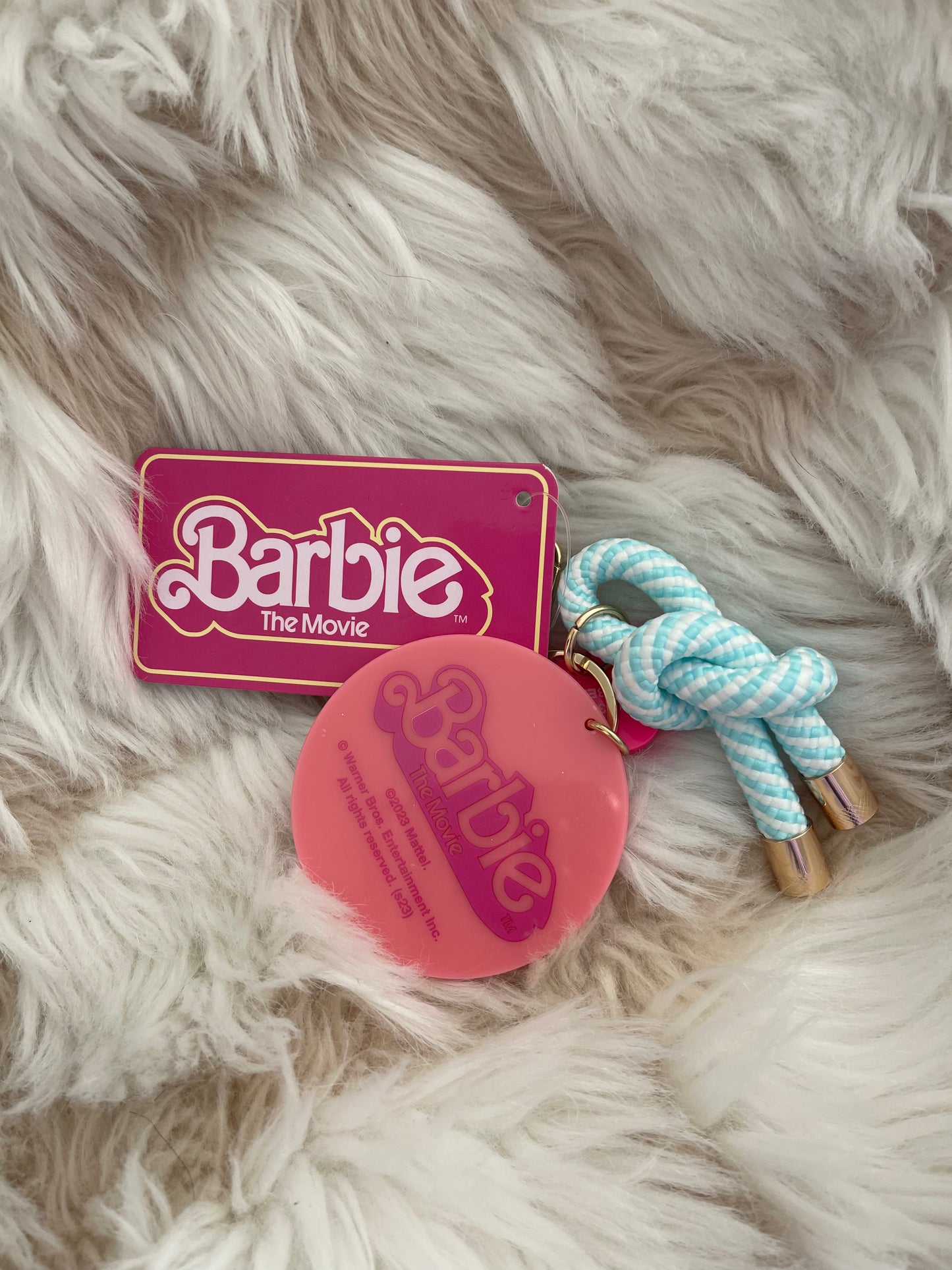 Barbie movie keychain