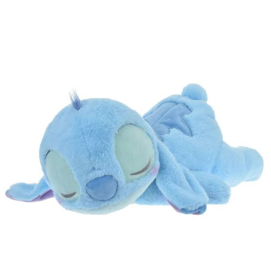 Disney store large sleeping pastel stitch plush