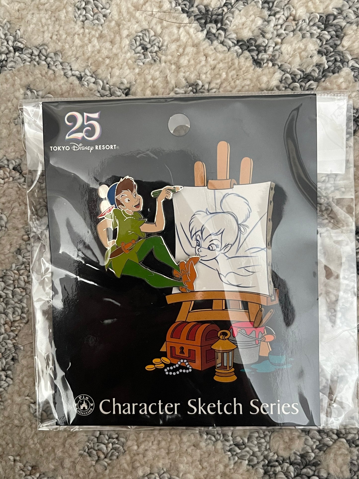 Tokyo Disney character sketch series enamel pin