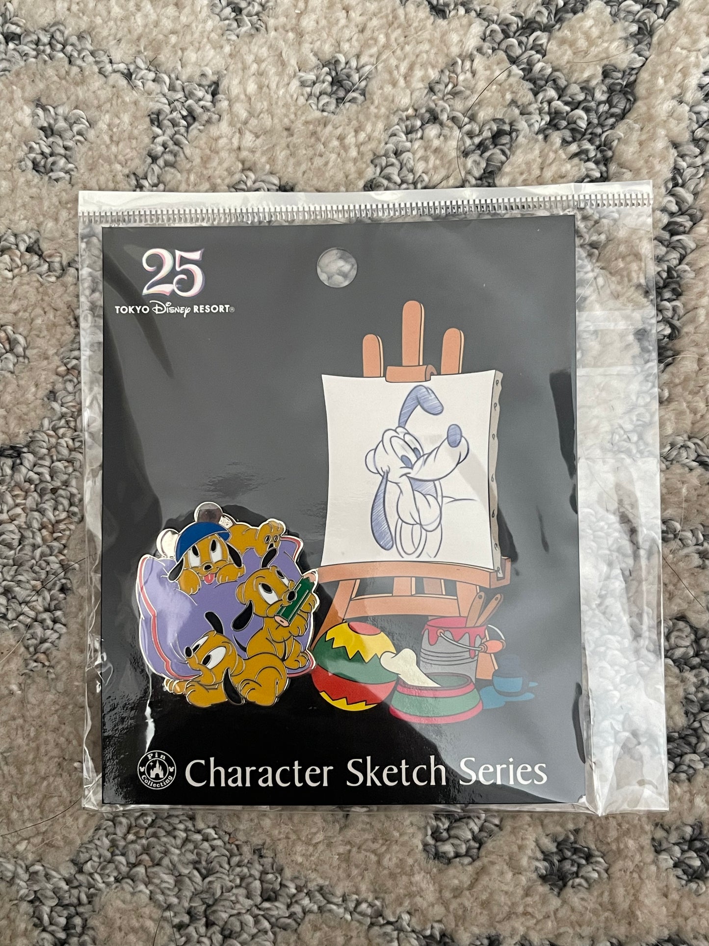 Tokyo Disney character sketch series enamel pin