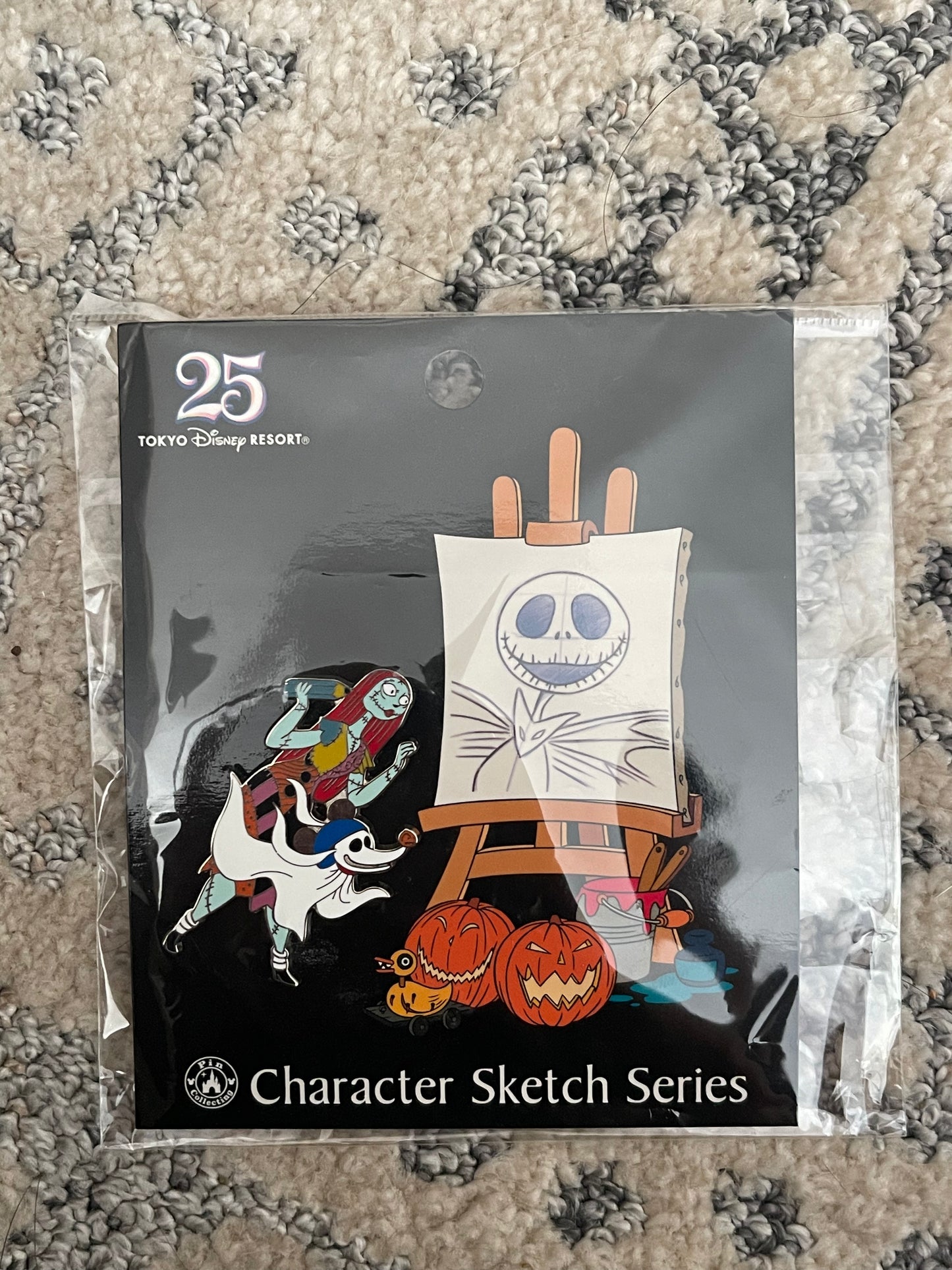 Tokyo Disney character sketch series enamel pin