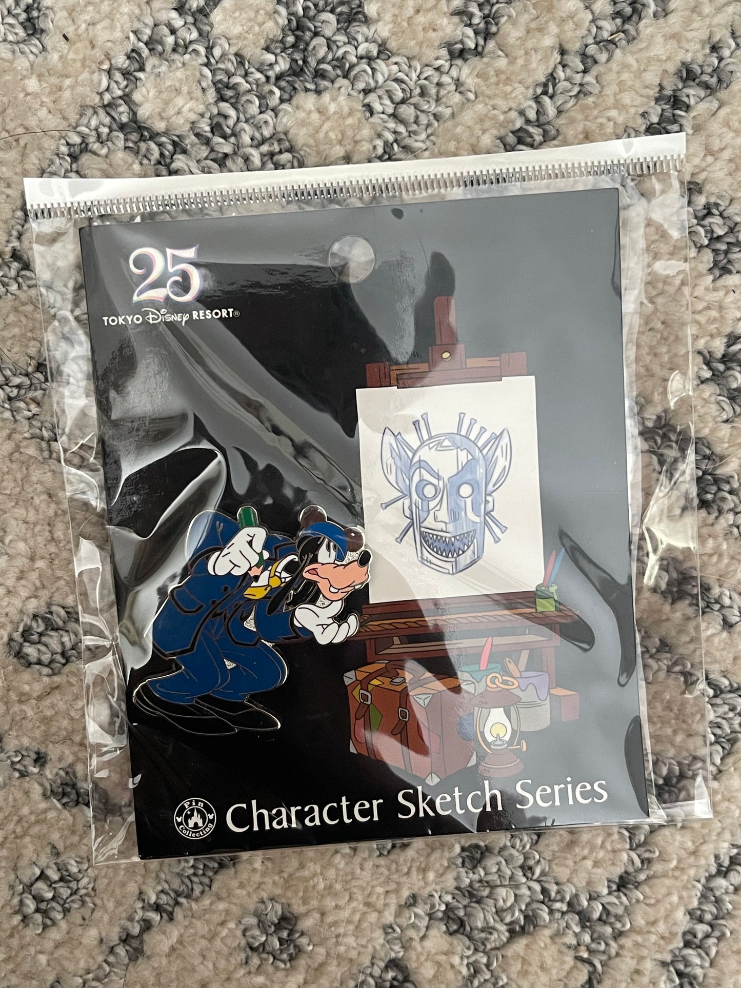 Tokyo Disney character sketch series enamel pin