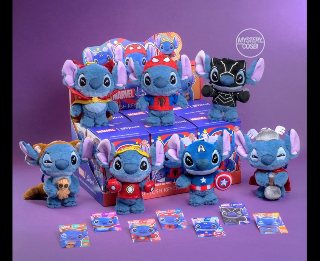 Cosb! Marvel x Stitch Reservation 2025 keychain plush