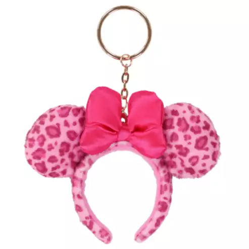 Tokyo Disneyland Minnie Leopard Print headband keychain Shipping Included