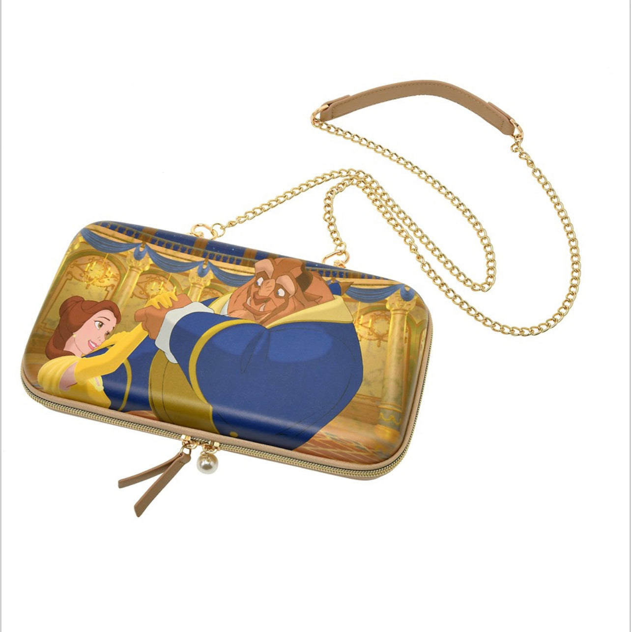 Disney Store Japan Beauty and the Beast Switch Game Case