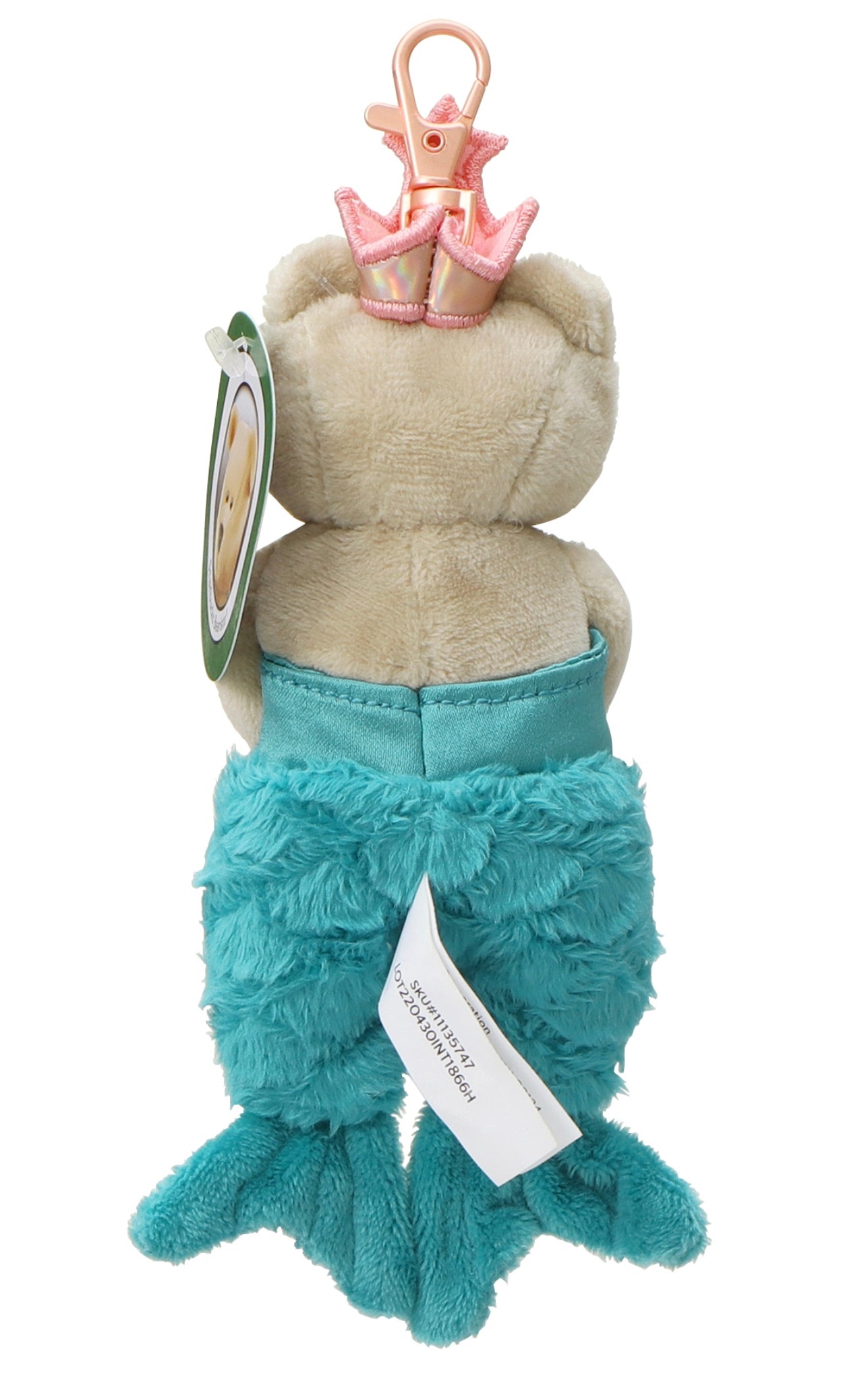 Starbucks Japan Bear Mermaid Keychain Plush