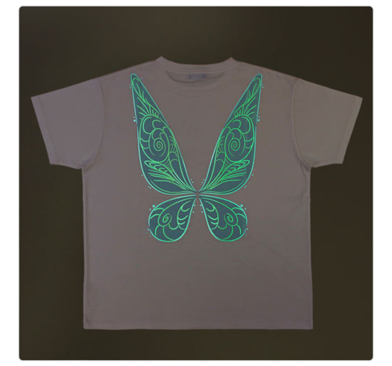 Tokyo Disney sea glow in the dark Tinker Bell shirt