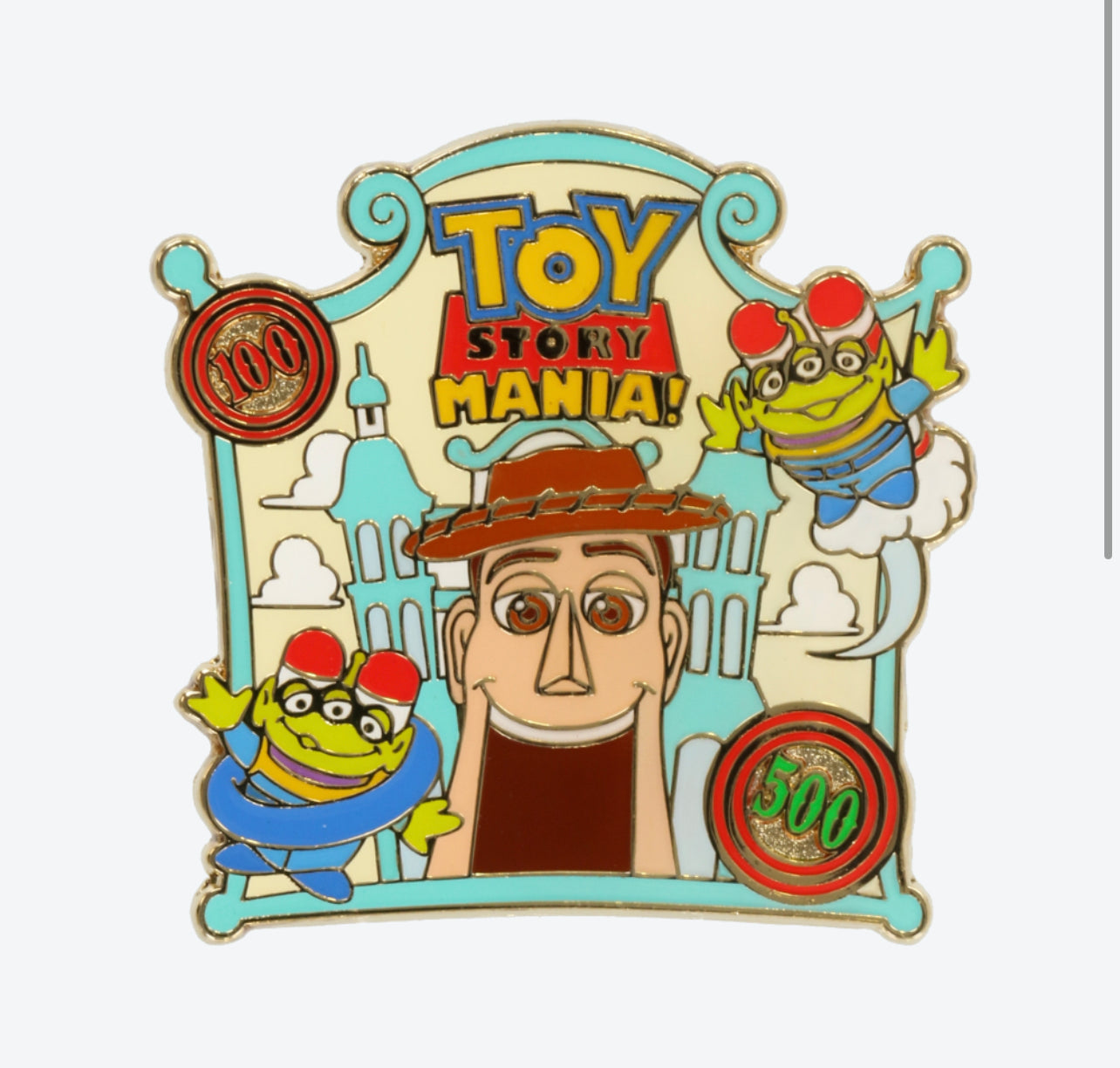 Tokyo Disney rides pin