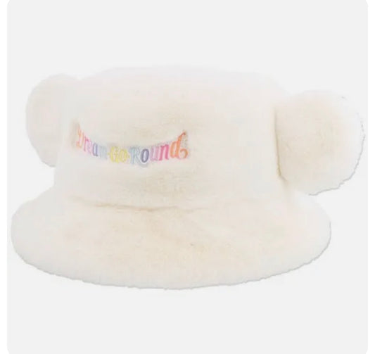 Tokyo Disney dream go round fuzzy bucket hat