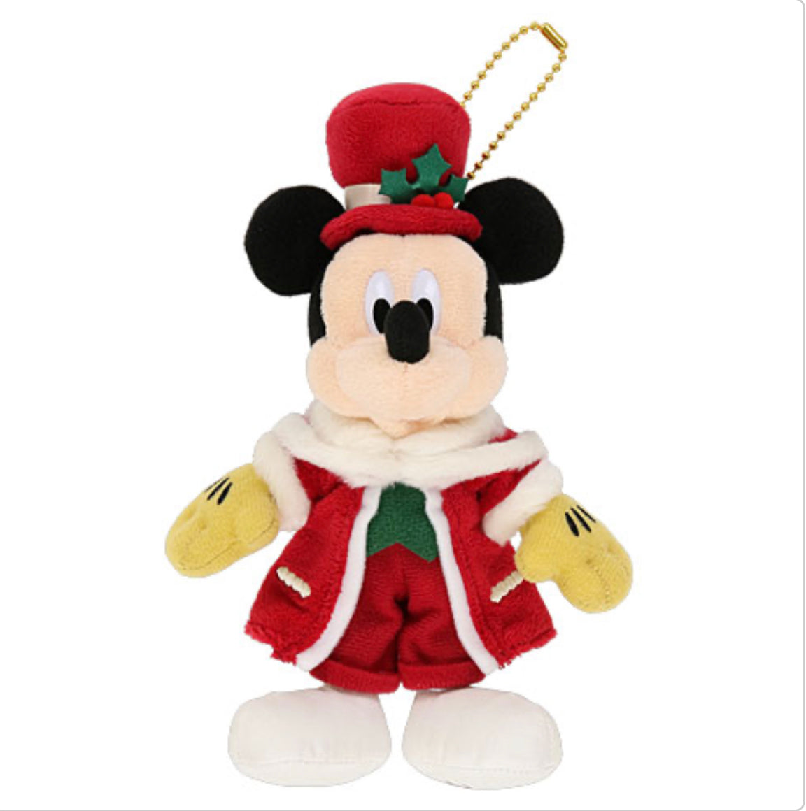 Tokyo Disney Christmas character keychain badge