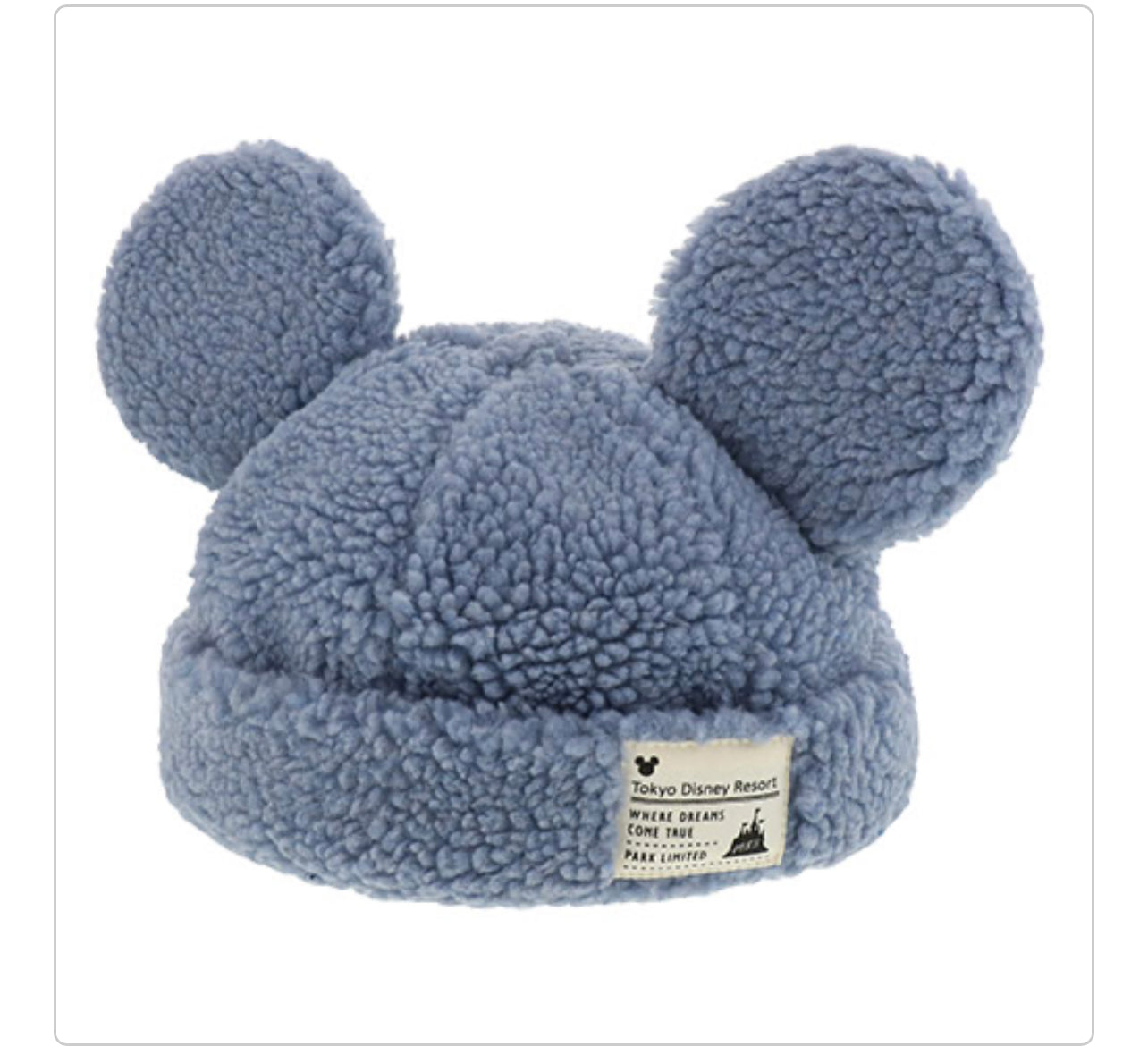 Tokyo Disney Sherpa beanie hat