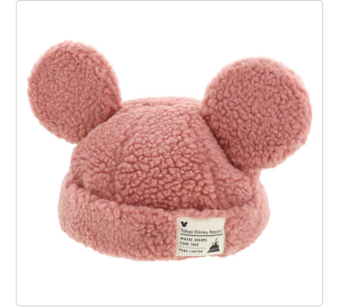 Tokyo Disney Sherpa beanie hat