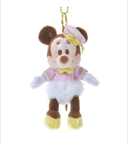 Disney store Japan Donald celebration keychain badge