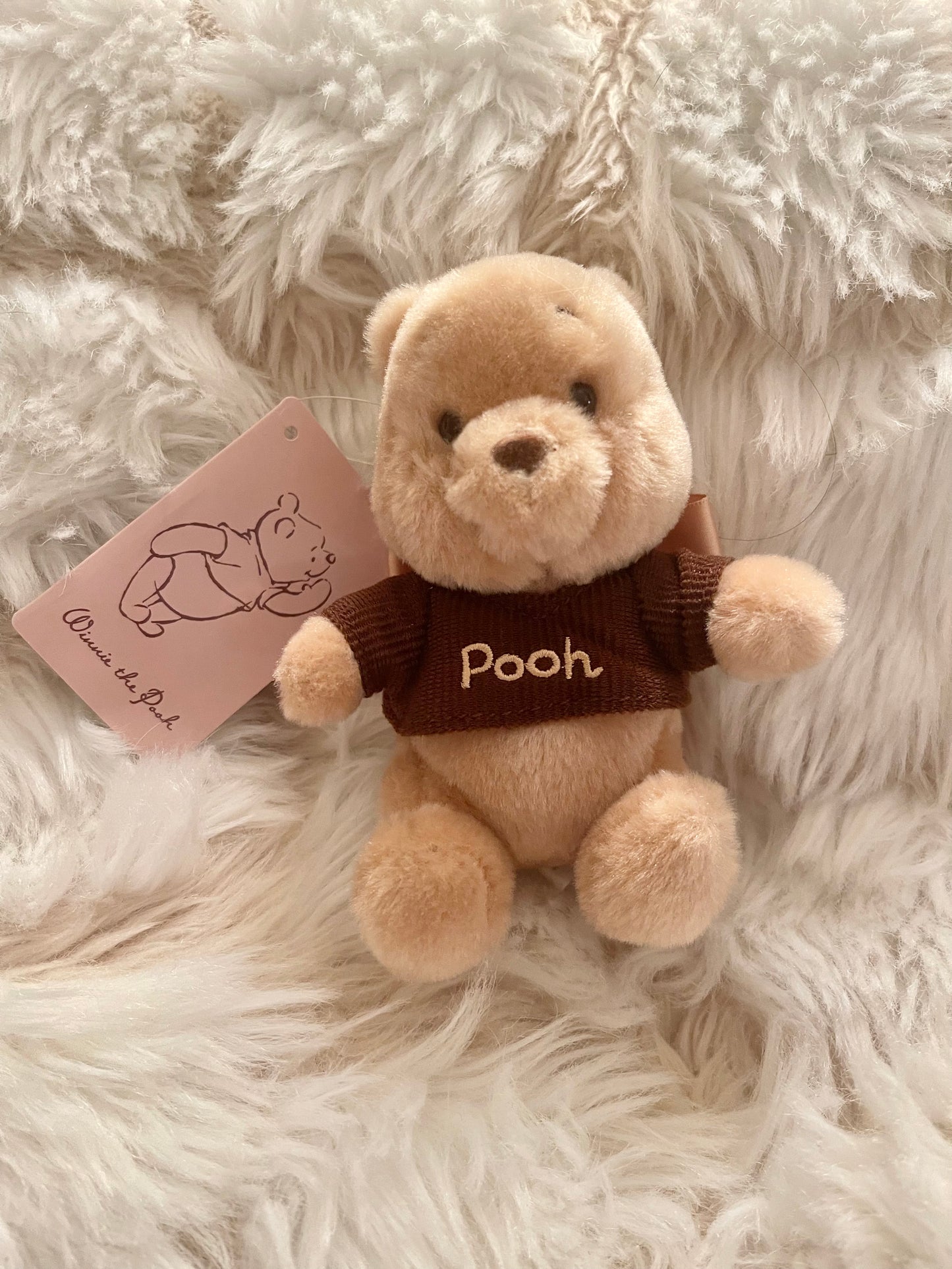Disney store Japan Valentine’s Day Pooh keychain plush
