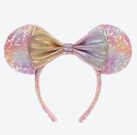 Tokyo Disneyland 40th anniversary rainbow headband sequin