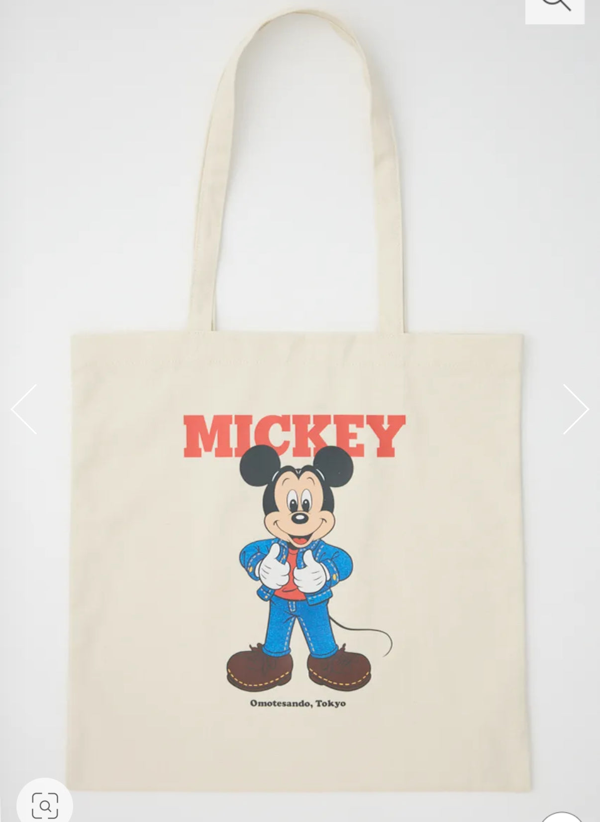 2/4 release Disney by MUS Moussy Omotesando exclusive tote or
