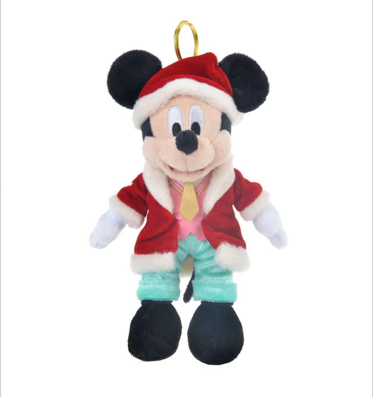 Disney store Japan Mickey Mouse Christmas keychain