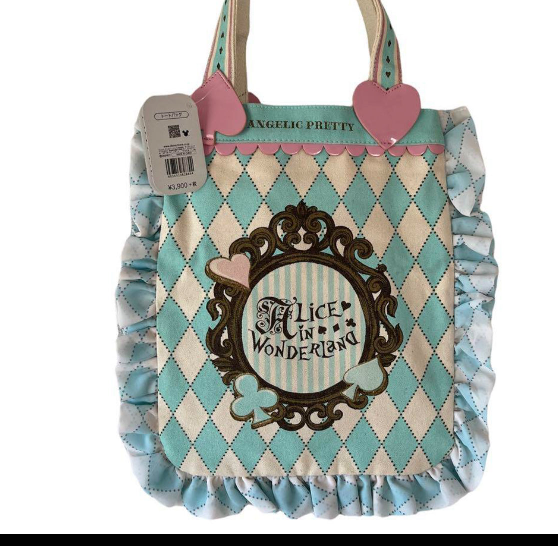 Angelic pretty Disney Alice in wonderland tote bag