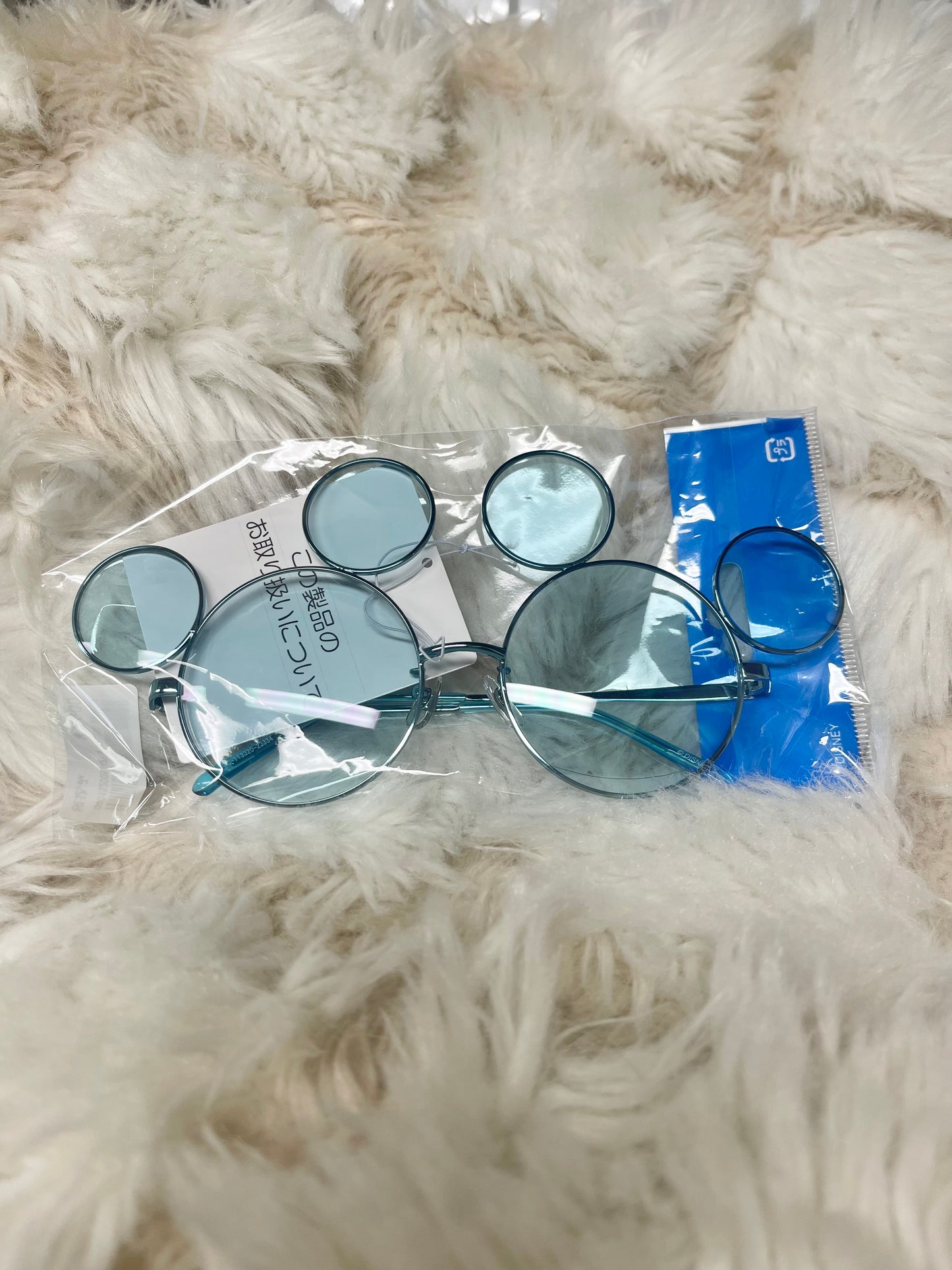 Tokyo Disney summer collection blue tint sunglasses