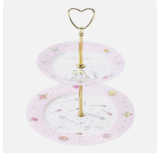Sailor moon 2 tier tea tray￼